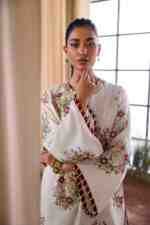 Ethnc A stunning 2-piece set featuring a lace-detailed kurta paired with beautifully embroidered pants D2 - Image 6